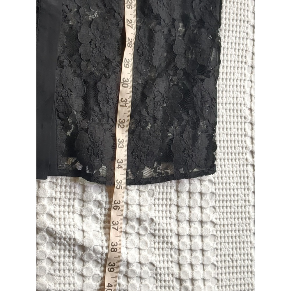 All Saints Nya Lace Floral Dress Goth Whimsigoth Fairy Sz 4 Black Mesh - Picture 8 of 11